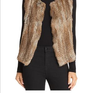 Rabbit fur vest